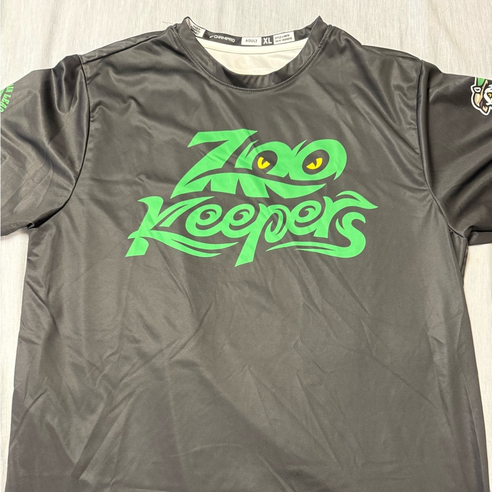 Asheboro Zookeepers Zooks CPL Coastal Plains League Jersey XL Lurking‎ Sold Out